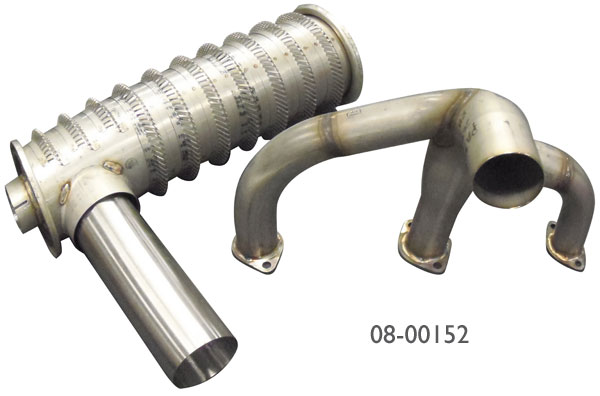 AWI Piper PA 32-300 Single Muffler Stack Assembly A68793-00