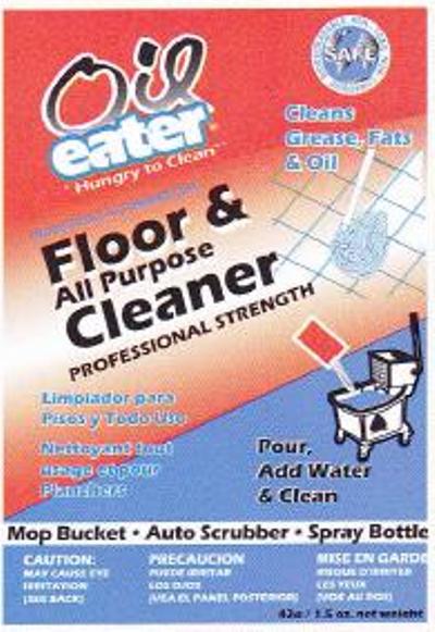 42G01801 1.5Oz Pre Measured Floor Cleaner