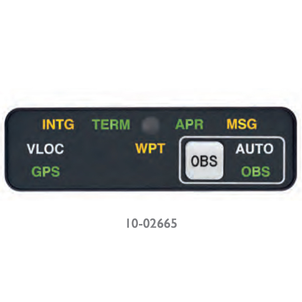 Mid-Continent Instruments and Avionics Annunciation Control Unit Horizontal 14V MD41-1464A