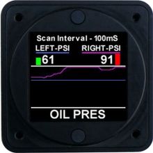 Aerospace Logic Dual Oil Pressure And Voltmeter Kit OP202Vk