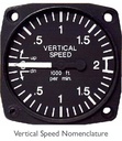 UMA 2-1/4 Vertical Speed Indicator 0-2000 Ft.