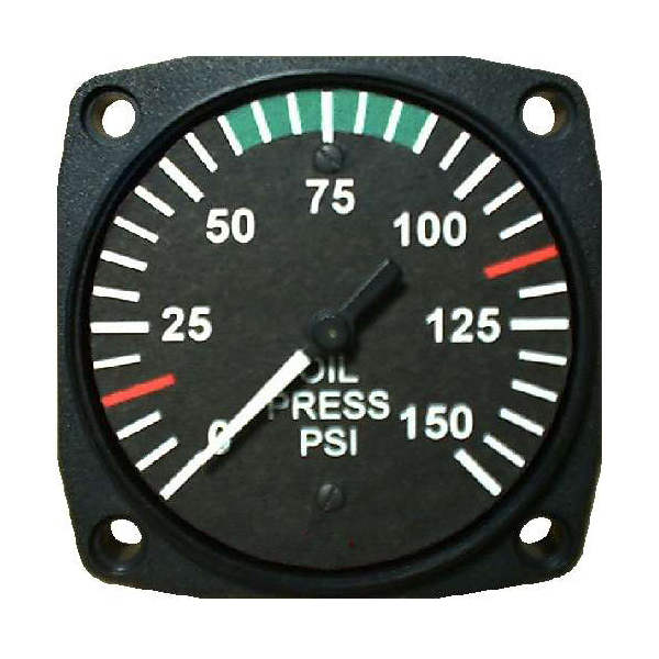 UMA 2-1/4 Electric Oil Pressure Tachometer 0-130 PSI Rotax 912/914