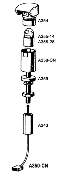Whelen A343 Connector Nut Assembly