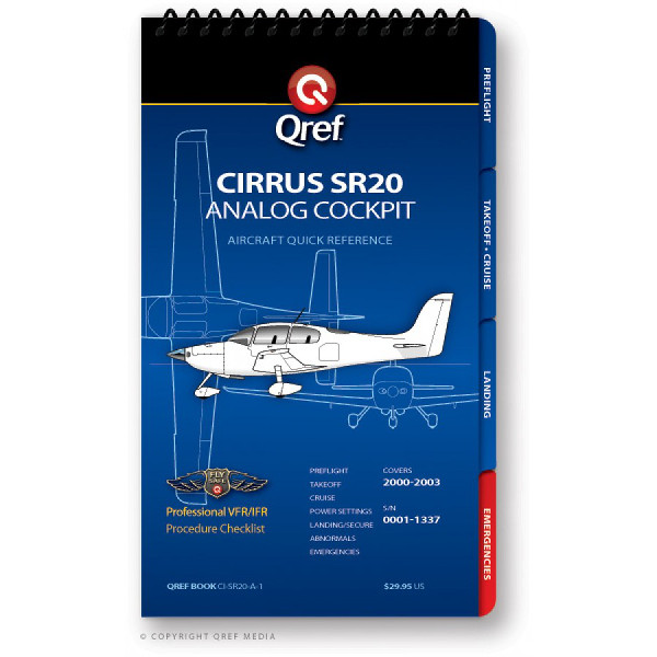 Cirrus SR22 G1-G2 QREF Card