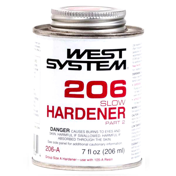 West System Epoxy 206 Slow Harener 1/2
