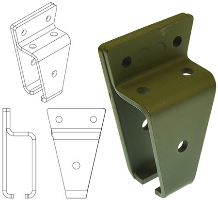 McFarlane Cessna Seat Roller Housing FAA PMA Approved - MC1714000-33