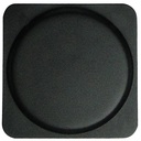 Instrument Cover 2-1/4 Black Alum.