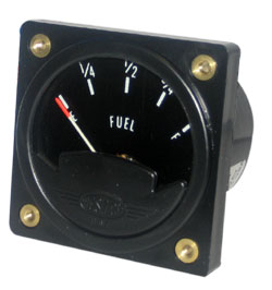 Westach 2-1/4 Square Fuel Level 0-5 VDC 2A7V Non-TSO