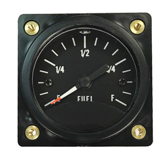 Westach 2-1/4 Square Fuel Level 0-5 VDC 2AhT7V-5 Non-TSO