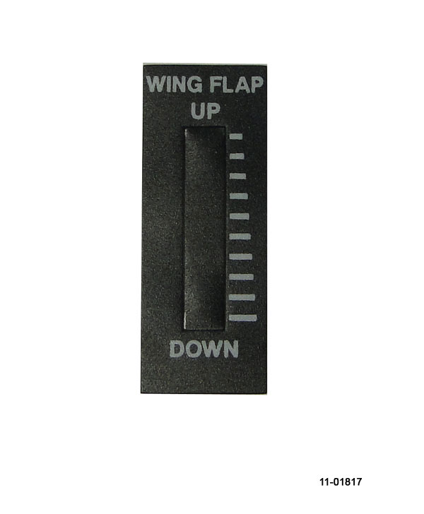 Rac Wing Flap Label Small For RP3 Indicator