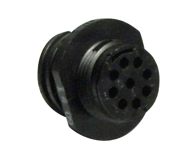 TE Connector Amp 9 Pin Male Cpc Free Hang Base Plug 11 Shell