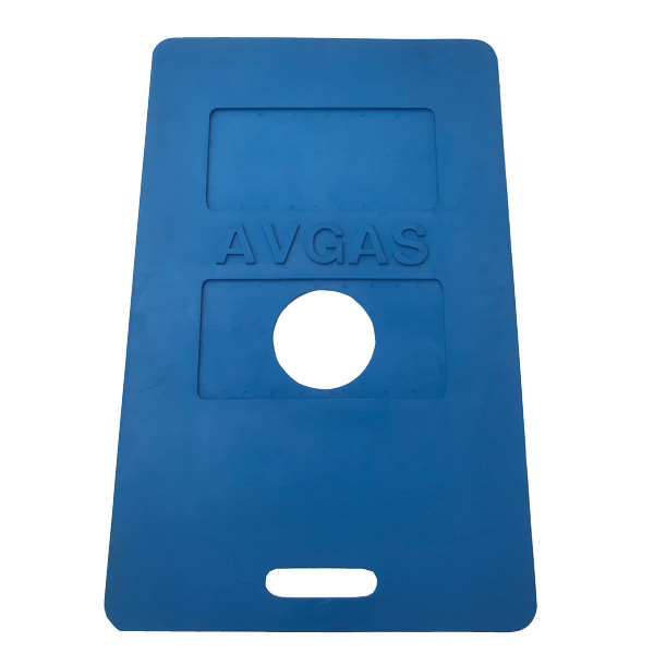 FUELING MAT AVMAT-AVGAS2 BLUE CNTR HOLE
