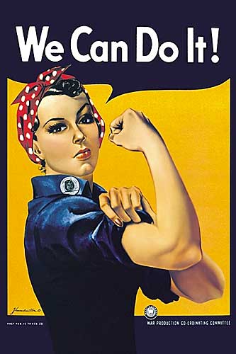 Rosie The Riveter Poster 36X24