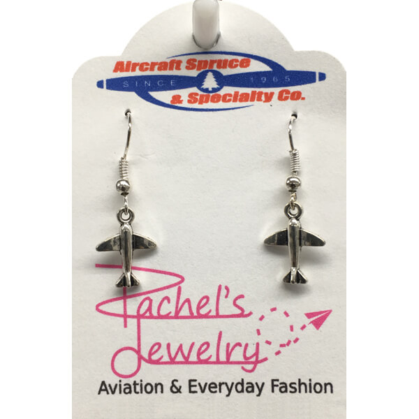 Tiny Plane Earrings