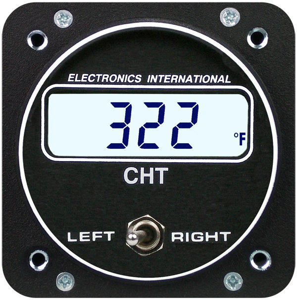 Electronics International C-2 Twin Engine CHT Two Channel 2-1/4 TSO