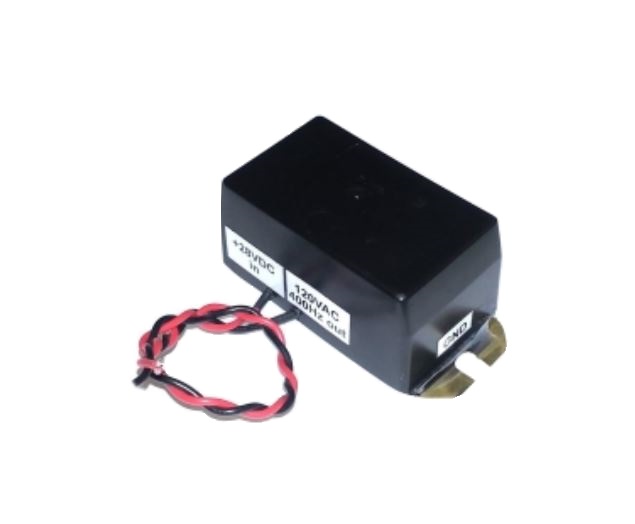 Non-Certified 12/14V DC To 120 Vac/400 Hz Light Inverter Large Capacity (Up To 150 Sq In.)