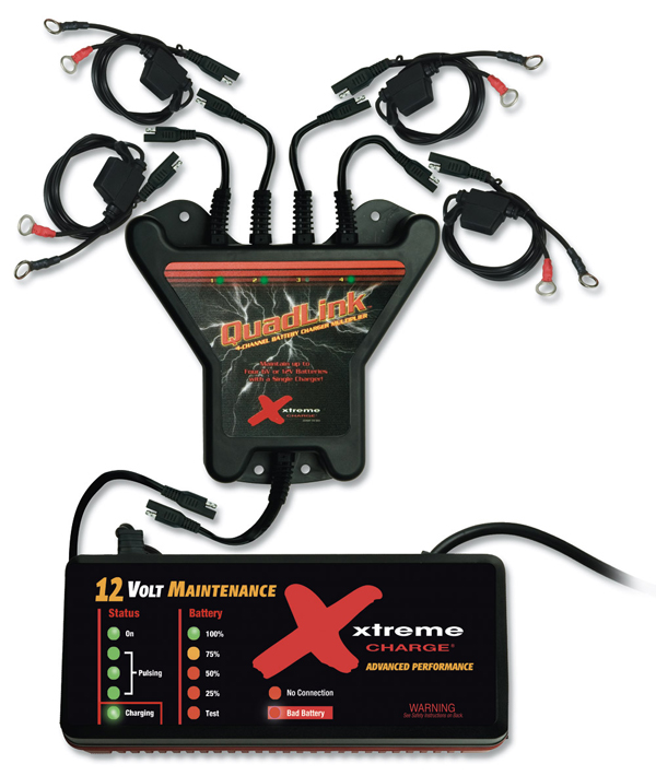 Pulsetech Quadlink 4 Station 12V Battery Charger Xc-QL4-K1