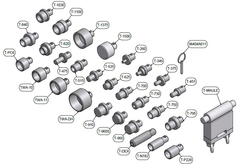Brackett Adapter Diamond Da-42 .700 OD Requires 2