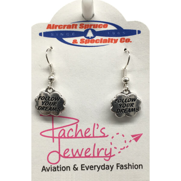 "FOLLOW YOUR DREAMS" EARRINGS