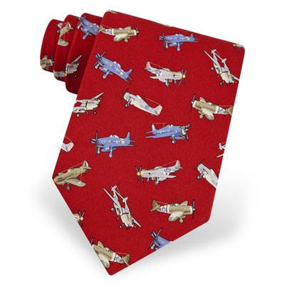 Tie WWII Red