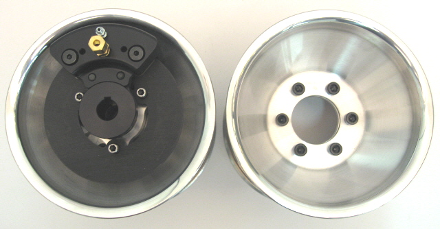 6S X 6 Spun Aluminum Wheel 5/8 With Brake Kit