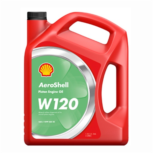 [RX1-08-00344] AeroShell Oil W120 SAE 60 - Case Of 3 (5 Liter Jugs)