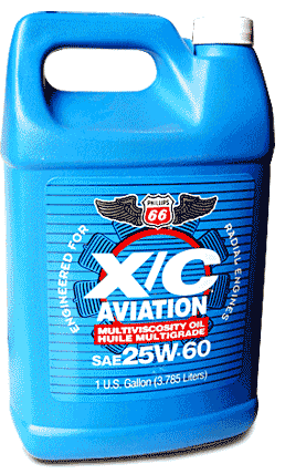 [RX1-08-13023] Phillips 66 Oil X/C Aviation 25W-60 - 2.5 Gallon Jug