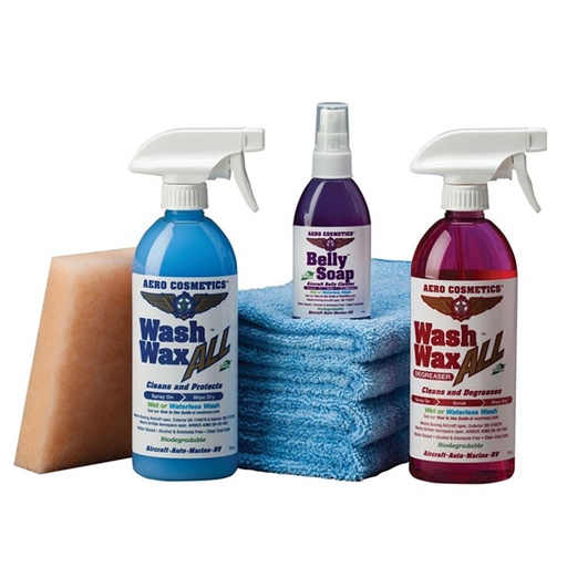 [RX1-09-00513] Aero Cosmetics Wash Wax All Starter Kit Without Handle