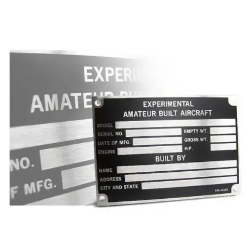 [RX1-09-01997] Experimental Nameplate Ss