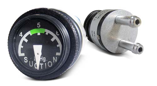 [RX1-10-00311] UMA 1 Suction Gauge 3-7 In Hg Green Arc 4.5-5.4