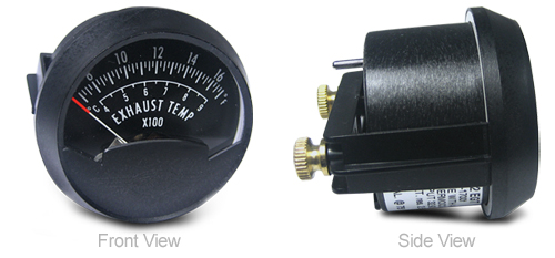 [RX1-10-01268] Westach 2 Round EGT Gauge 700-1700F 2C2 Non-TSO