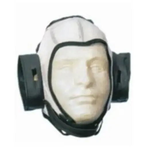 [RX1-11-10555-S] Helmet - Mesh With Leather Trim For D/C 711 Headset - Unlined - Sm