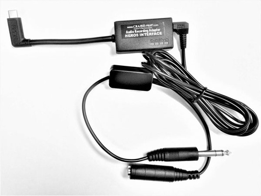 [RX1-11-14862] CRAZEDPILOT GOPRO HERO5 HERO6 DUAL GA ATC RECORDING CABLE