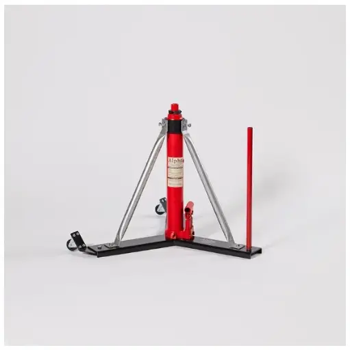 [RX1-12-01724] 3Ton Hydraulic A/C Jack 24-40 (Wheel Kit Included)