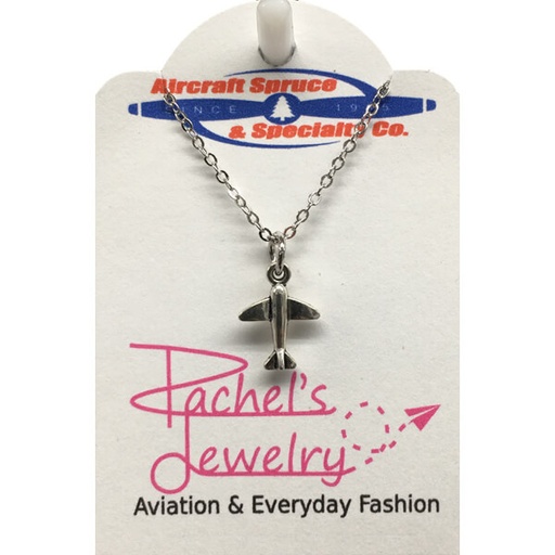 [RX1-14-03301] Tiny Plane Necklace
