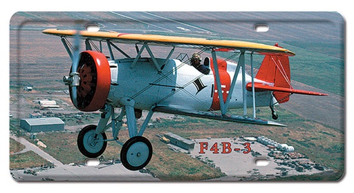 [RX1-13-08225] F4B-3 Metal License Plate 12X6