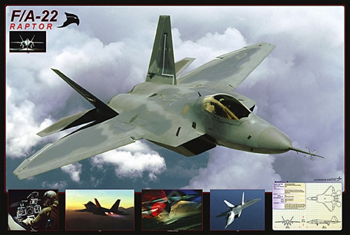 [RX1-13-08527] F/A 22 Raptor Poster