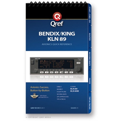 [RX1-13-15676] Bendix/King Kln 89 QREF Card