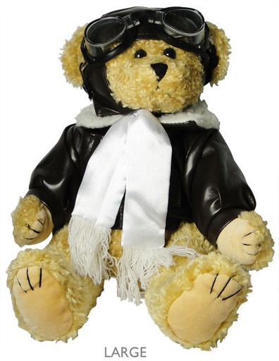 [RX1-13-17454] Pilot Teddy Bear - Medium