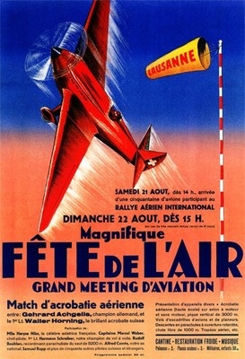 [RX1-13-17755] Airshow Featuring Haryse Hilsz Postcard