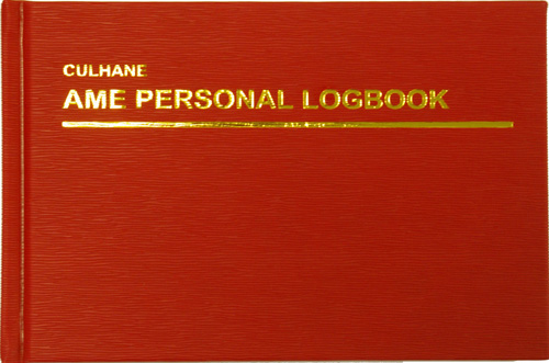 [RX1-13-18988] Culhane Ame Personal Logbook Hardcover Version