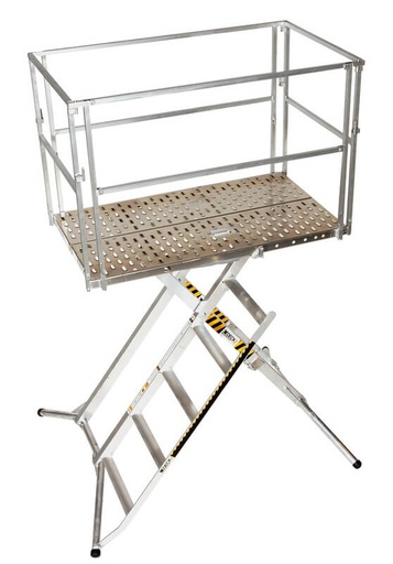 [RX1-13-21084] X-DECK 4-STEP 28 WORK STATION WITH HANDRAIL/NO ACCESSORIES