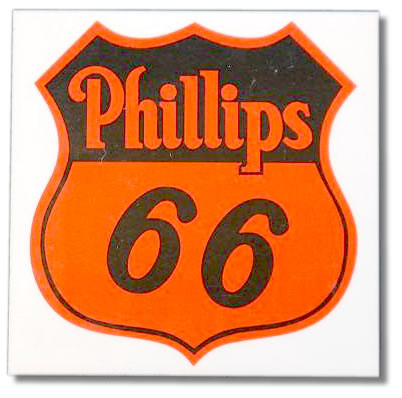 [RX1-14-00642] Phillips 66 Original Orange Magnet