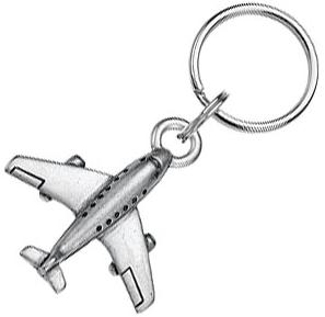 [RX1-14-00795] Pewter Airline Keychain