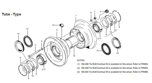 [RX1-161-03800] Cleveland Inner Wheel Half Assembly