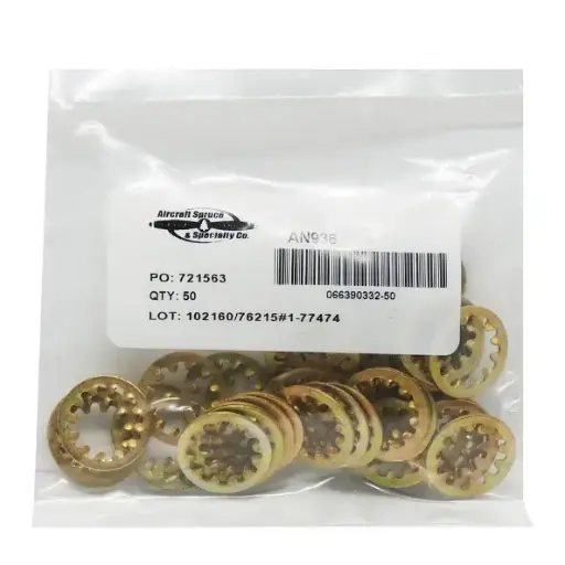 [RX1-AN936-B416-50] Washer AN936-B416 (MS35335-33) (Pack Of 50)