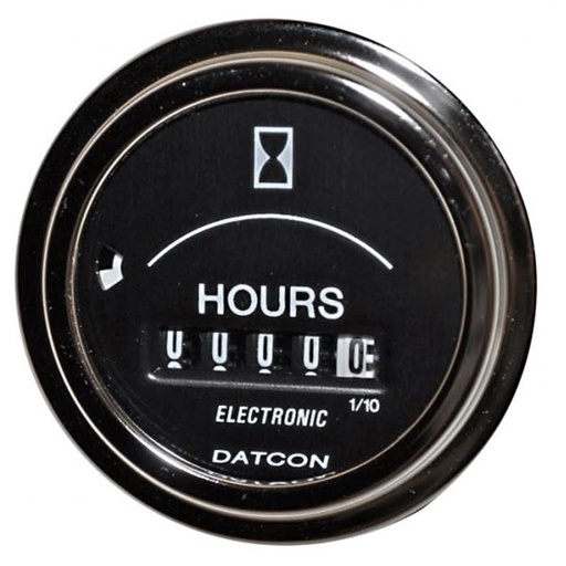 [RX1-56458-4] Datcon Hour Meter # 876 12/24 VDC