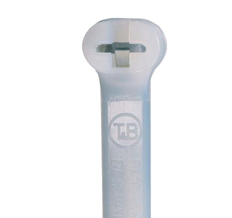 [RX1-04-02630] 5 30Lb Natural Cable Ties TY524M 100 Pack