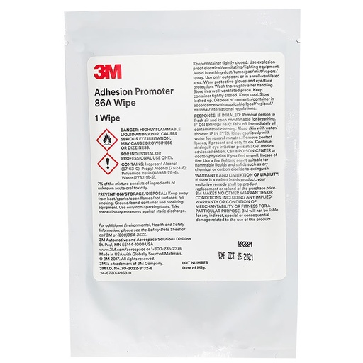 [RX1-05-03479-5] 3M Adhesion Promoter 86A 5Pack