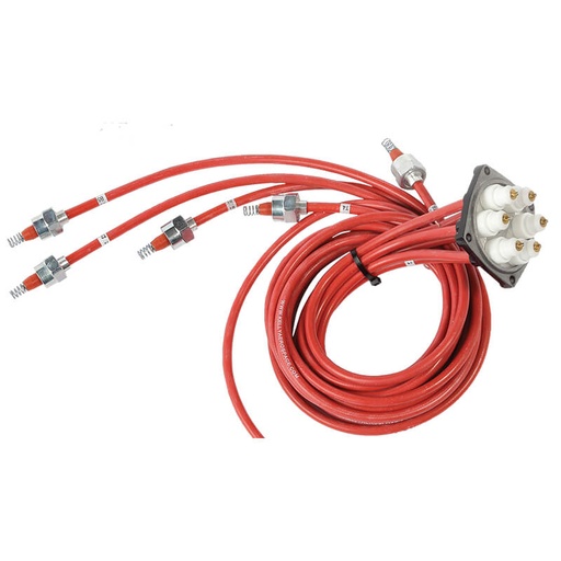 [RX1-08-01116] PowerUp KA12015E Ignition Harness With Elbow Red